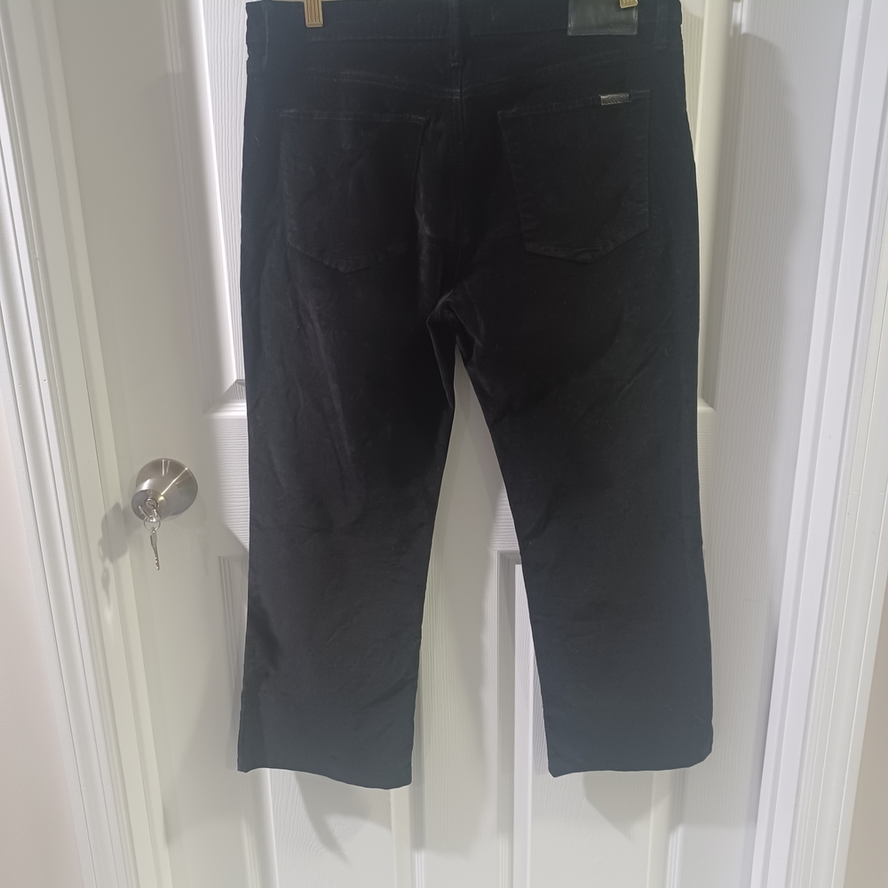 Joe's Jeans Velveteen Black Straight Leg Jeans - Picture 6 of 10